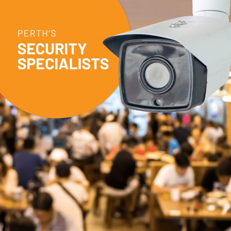 Graphic showing Perth's Security Specialists