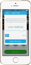 POS example on a mobile device